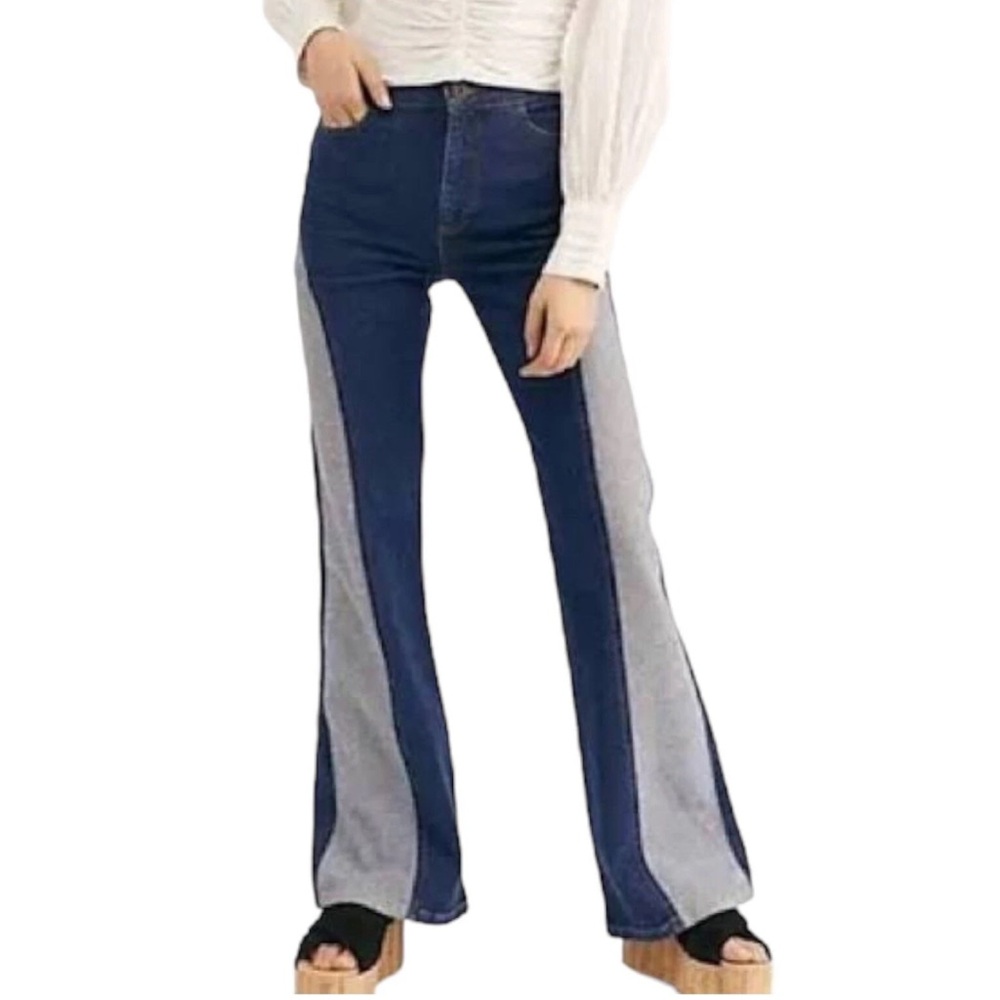 Free People Jeans We The Free Flip It & Reverse It Wide Leg Jeans Size 27
